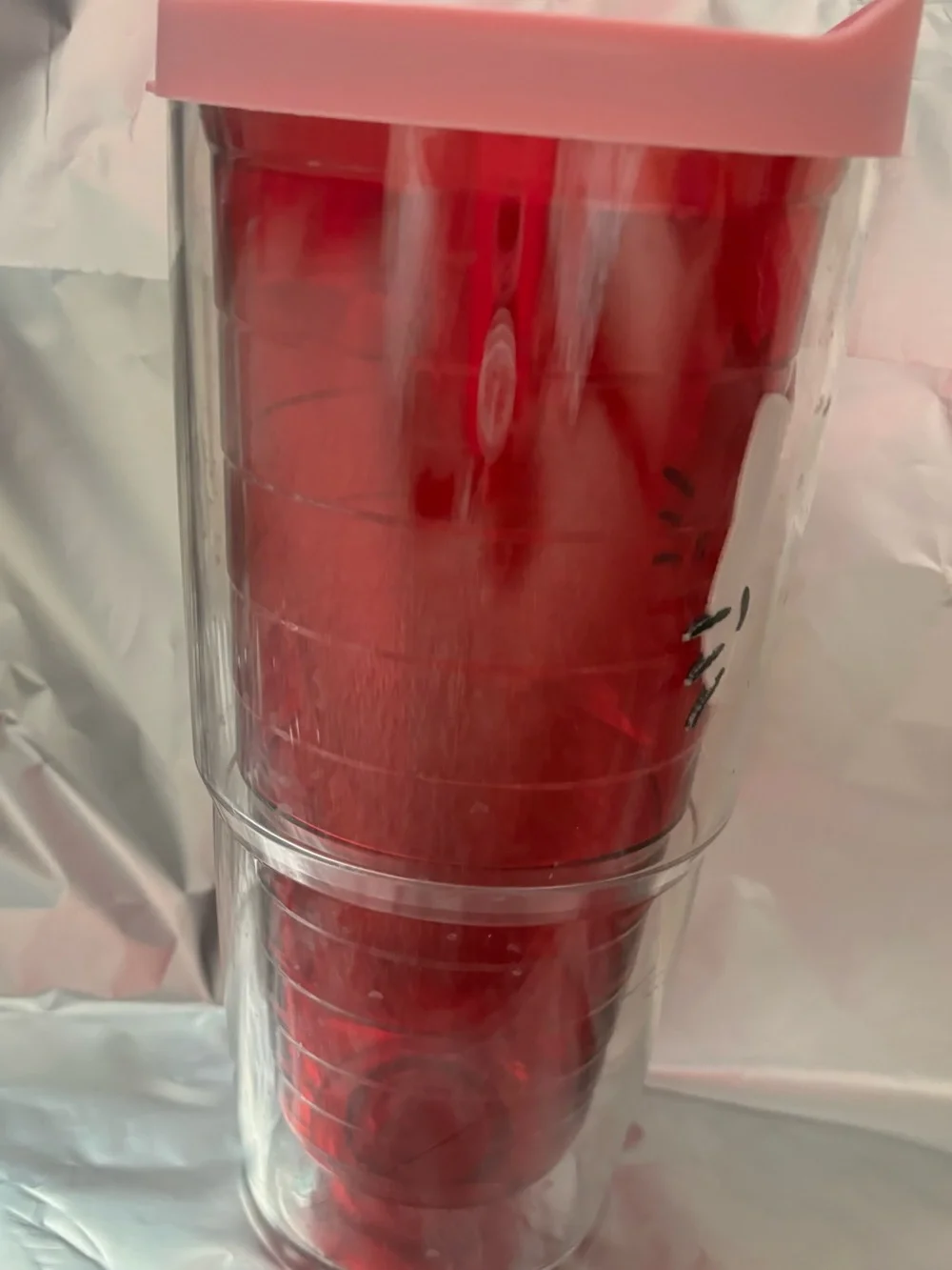 Tervis Red Insulated Hello Kitty Tumbler with Pink Lid